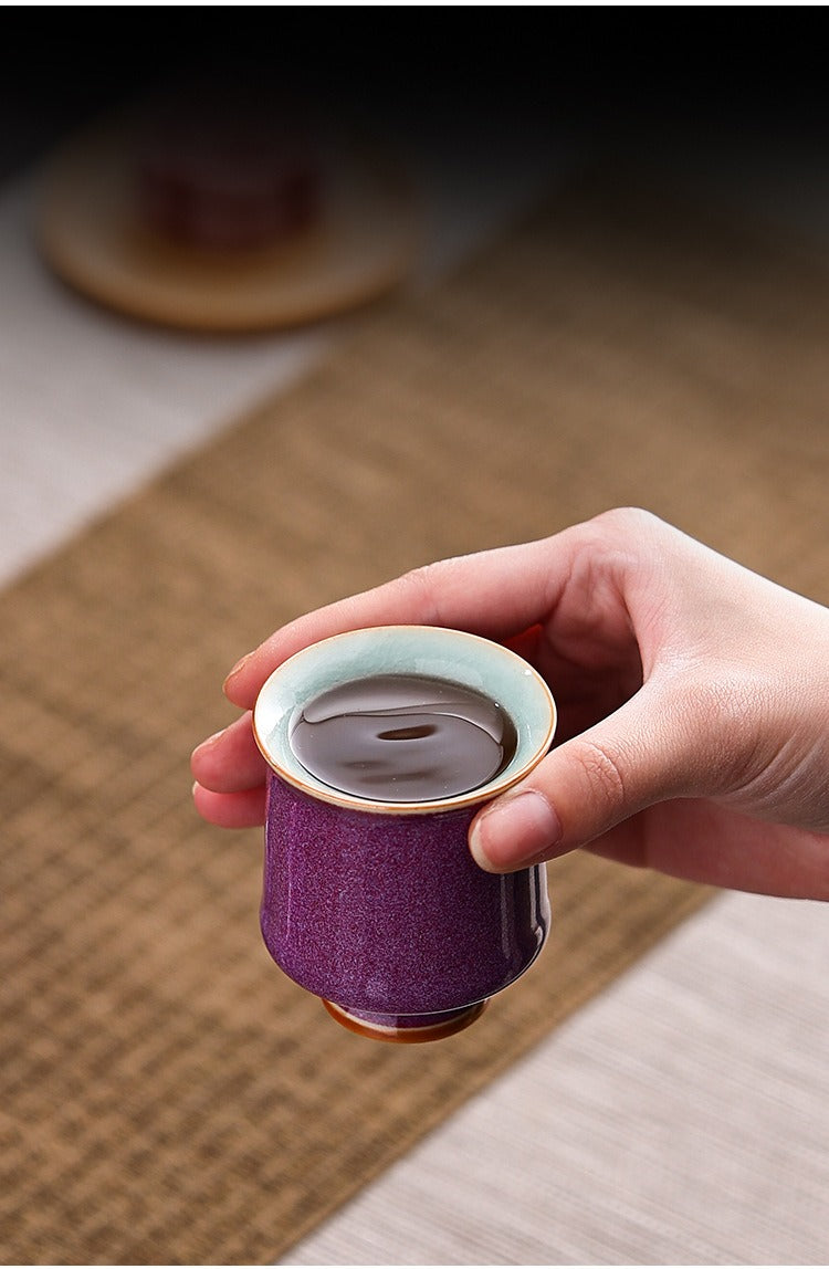 Master-crafted Kung Fu tea set—premium gift set suitable for home brewing or high-end business gifting.