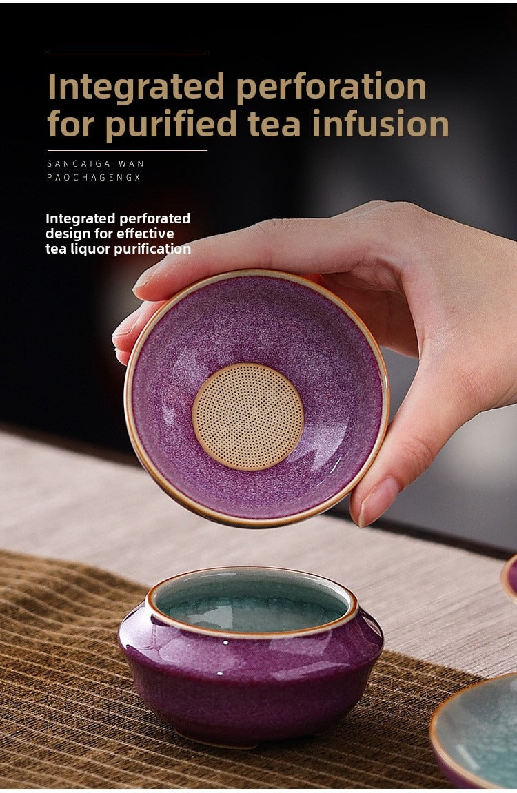 Master-crafted Kung Fu tea set—premium gift set suitable for home brewing or high-end business gifting.