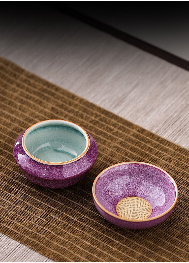 Master-crafted Kung Fu tea set—premium gift set suitable for home brewing or high-end business gifting.